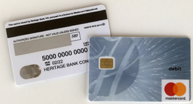 Heritage Bank New Consumer Debit Card