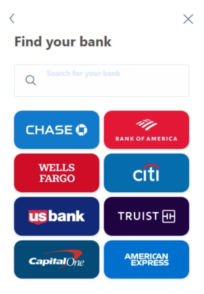 find your bank